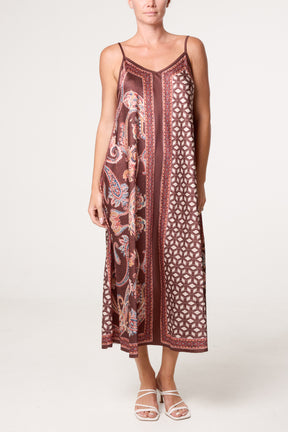Mix Geo Patterned Dress
