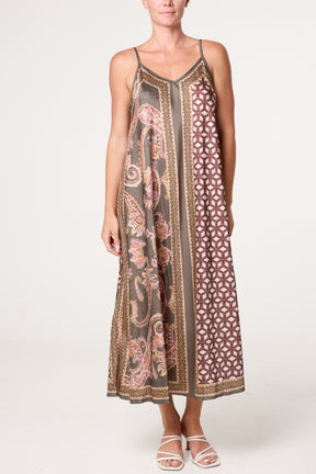 Mix Geo Patterned Dress