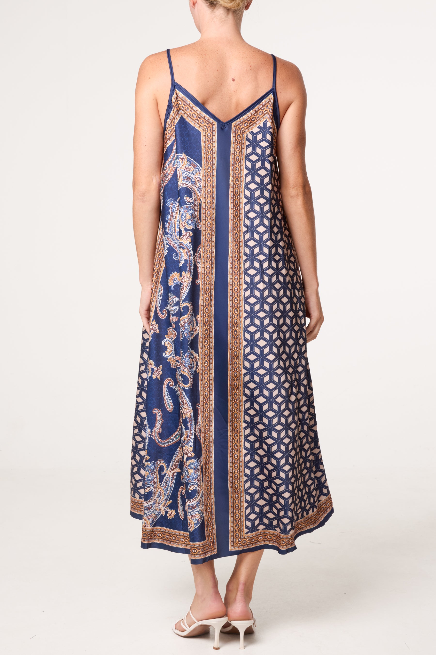 Mix Geo Patterned Dress