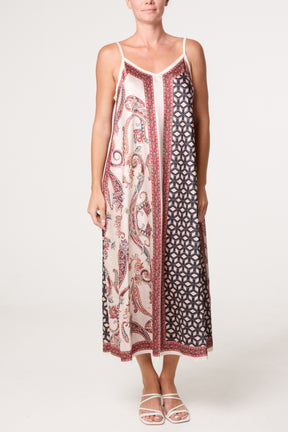 Mix Geo Patterned Dress