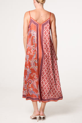 Mix Geo Patterned Dress