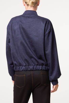 Suedette Double Front Pocket Jacket