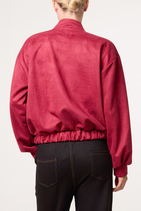 Suedette Double Front Pocket Jacket
