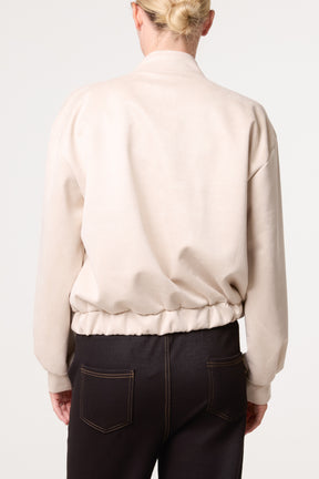 Suedette Double Front Pocket Jacket