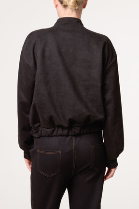 Suedette Double Front Pocket Jacket
