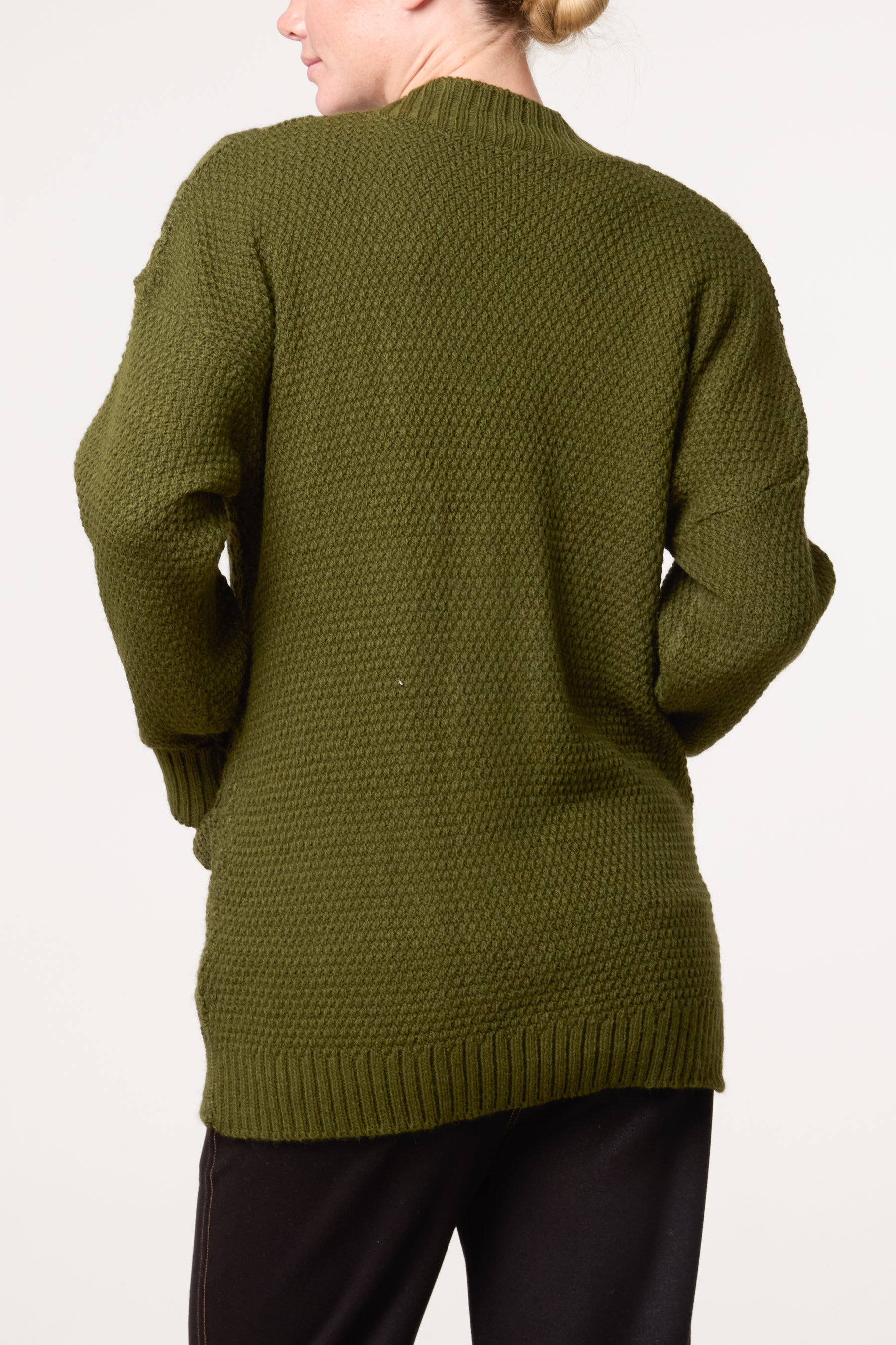 Knitted Button Through Cardigan