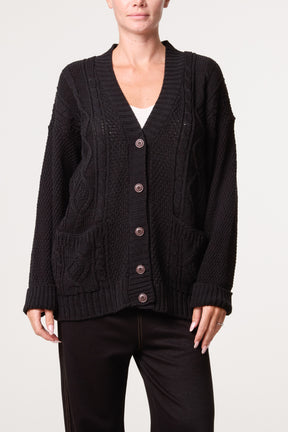 Knitted Button Through Cardigan