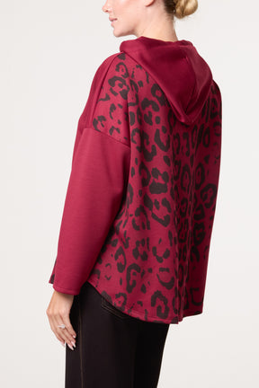Leopard String Hoodie