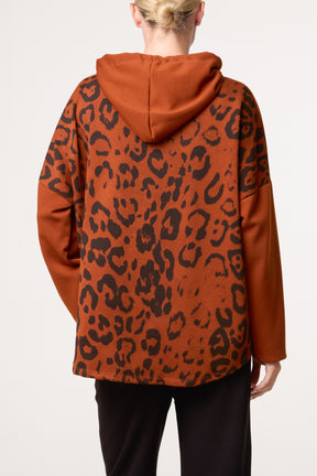 Leopard String Hoodie
