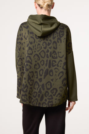 Leopard String Hoodie