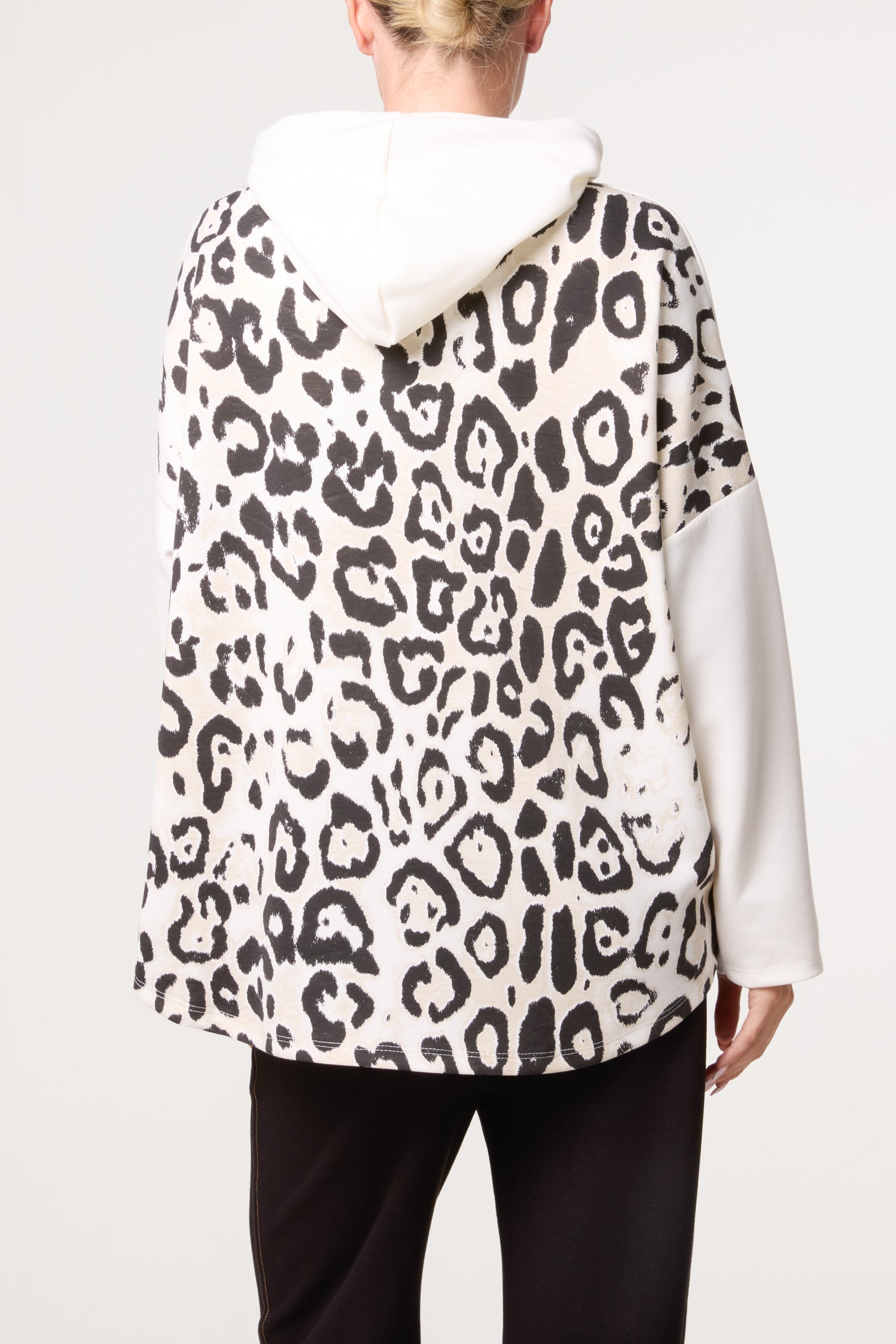 Leopard String Hoodie
