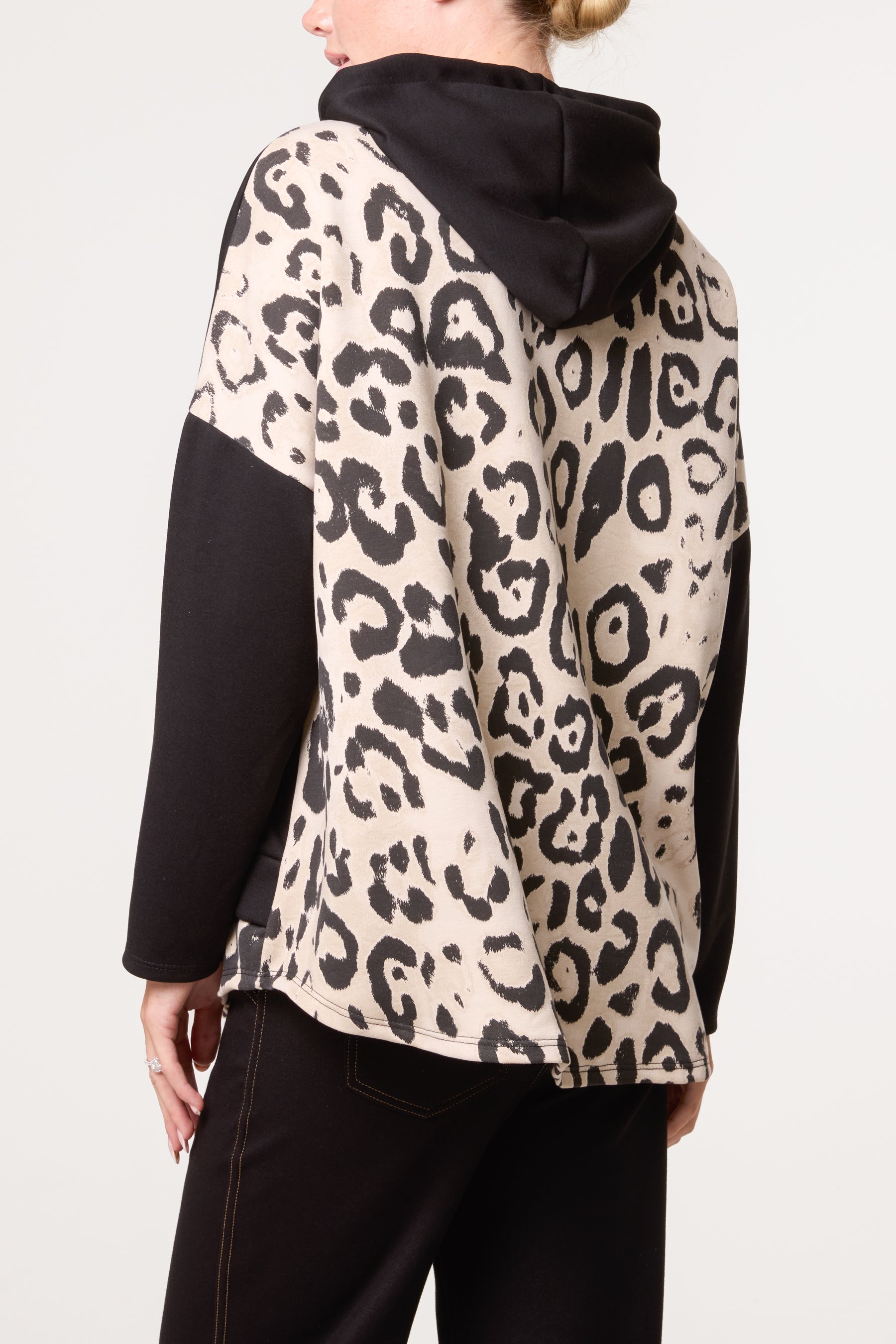 Leopard String Hoodie