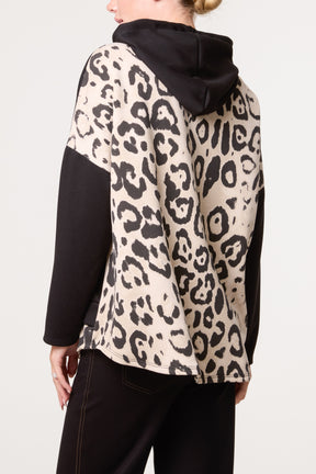 Leopard String Hoodie