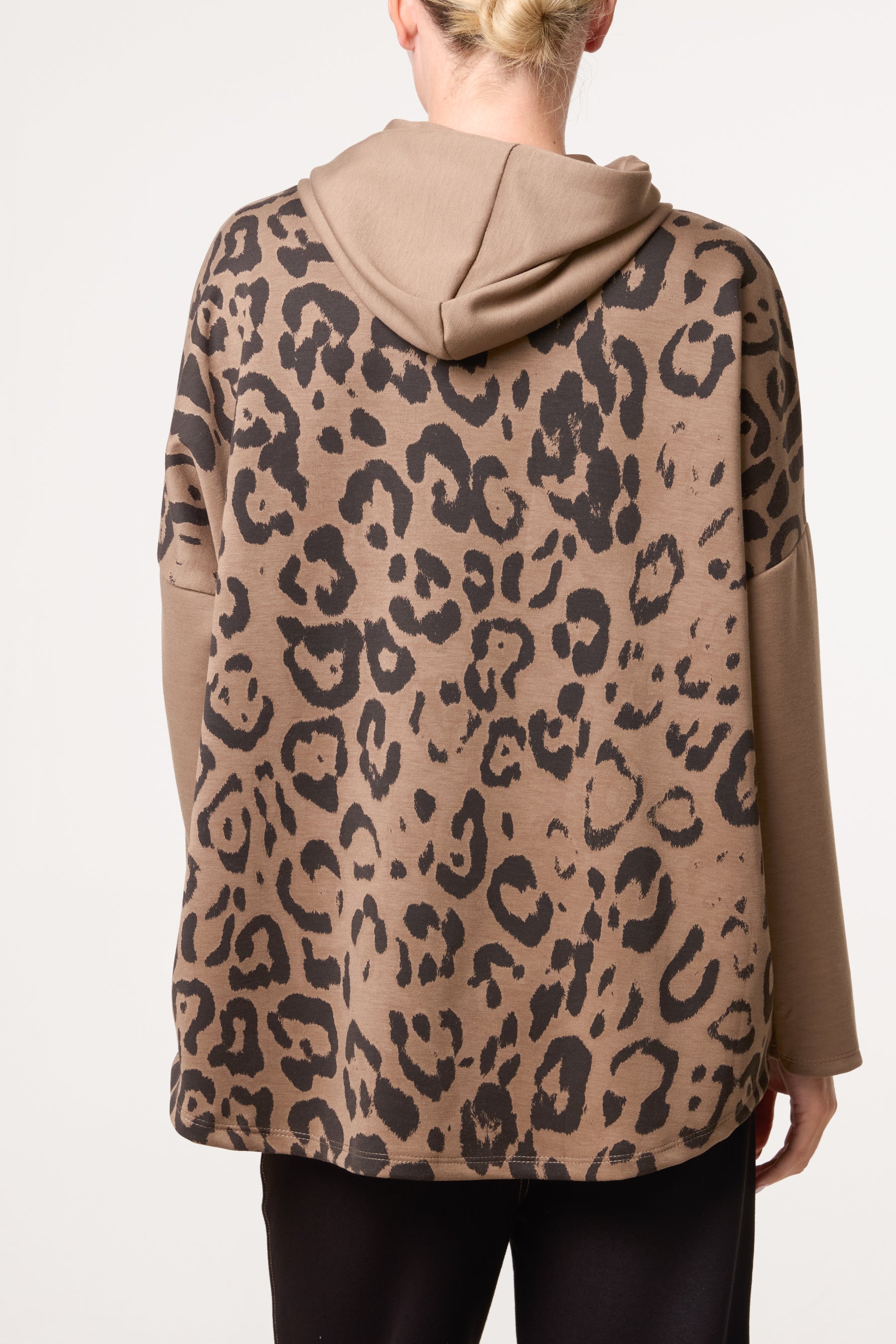 Leopard String Hoodie