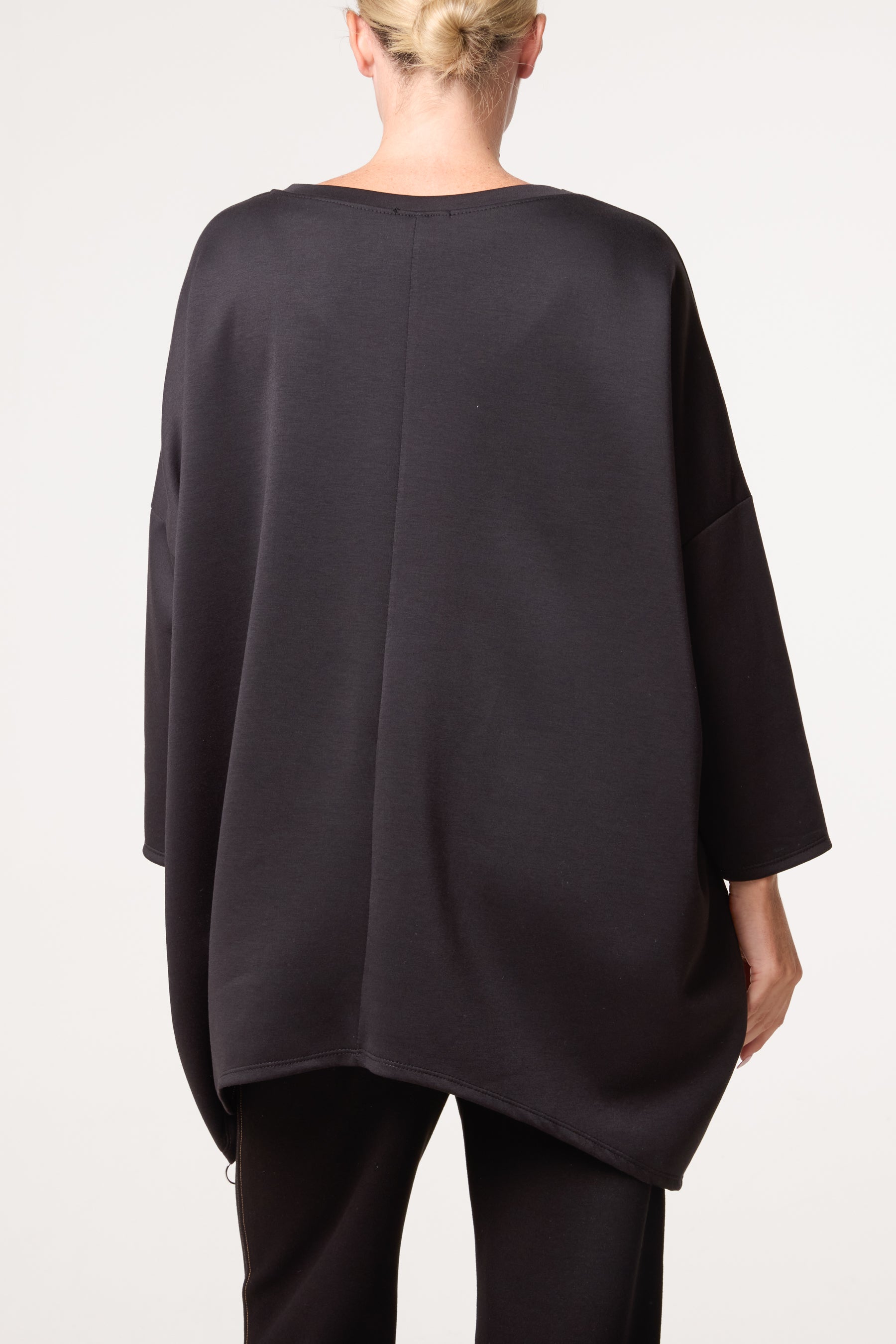 Side Zip Embossed Flower Jumper