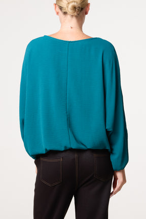 Essential Batwing Necklace Blouse