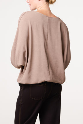 Essential Batwing Necklace Blouse