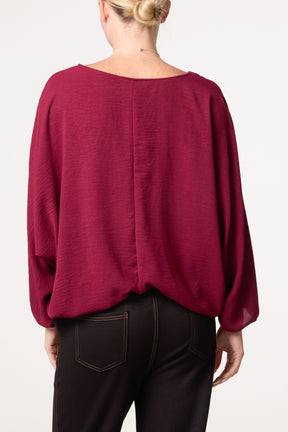 Essential Batwing Necklace Blouse