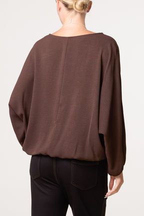 Essential Batwing Necklace Blouse