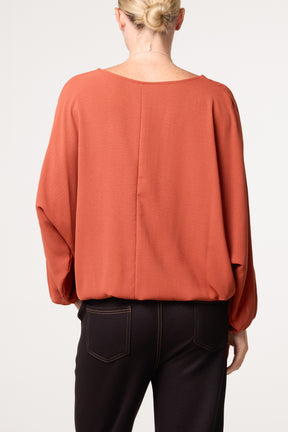 Essential Batwing Necklace Blouse