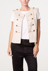 Military Band Tailored Waistcoat