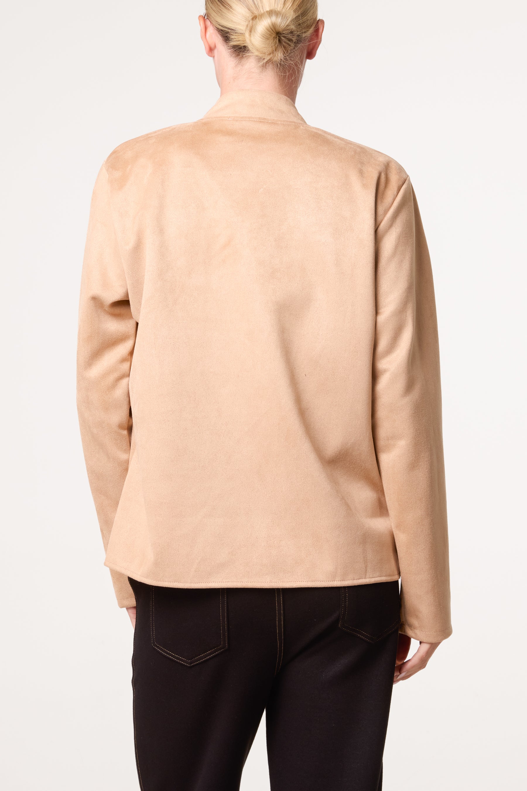 Military Band Jacket With Button Detail