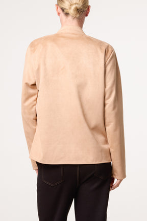 Military Band Jacket With Button Detail