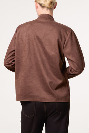Military Band Jacket With Button Detail