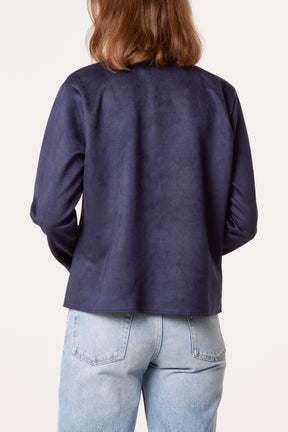 Military Band Tailored Jacket With Butto