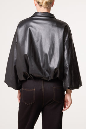 PU Zip Through Jacket