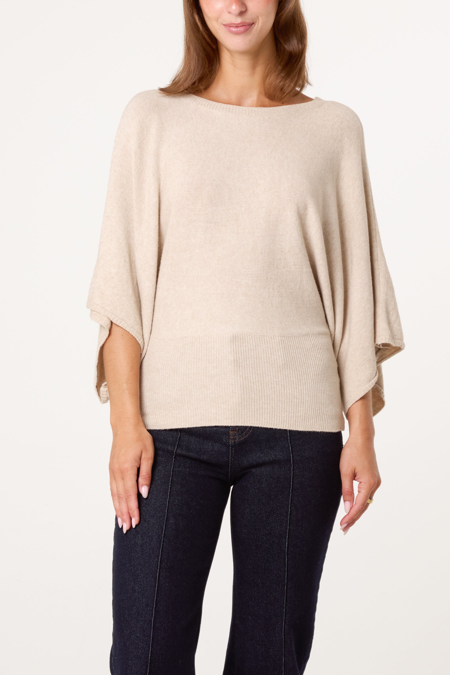 Essential Knit Batwing Blouse