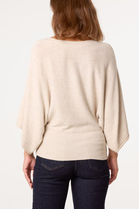Essential Knit Batwing Blouse