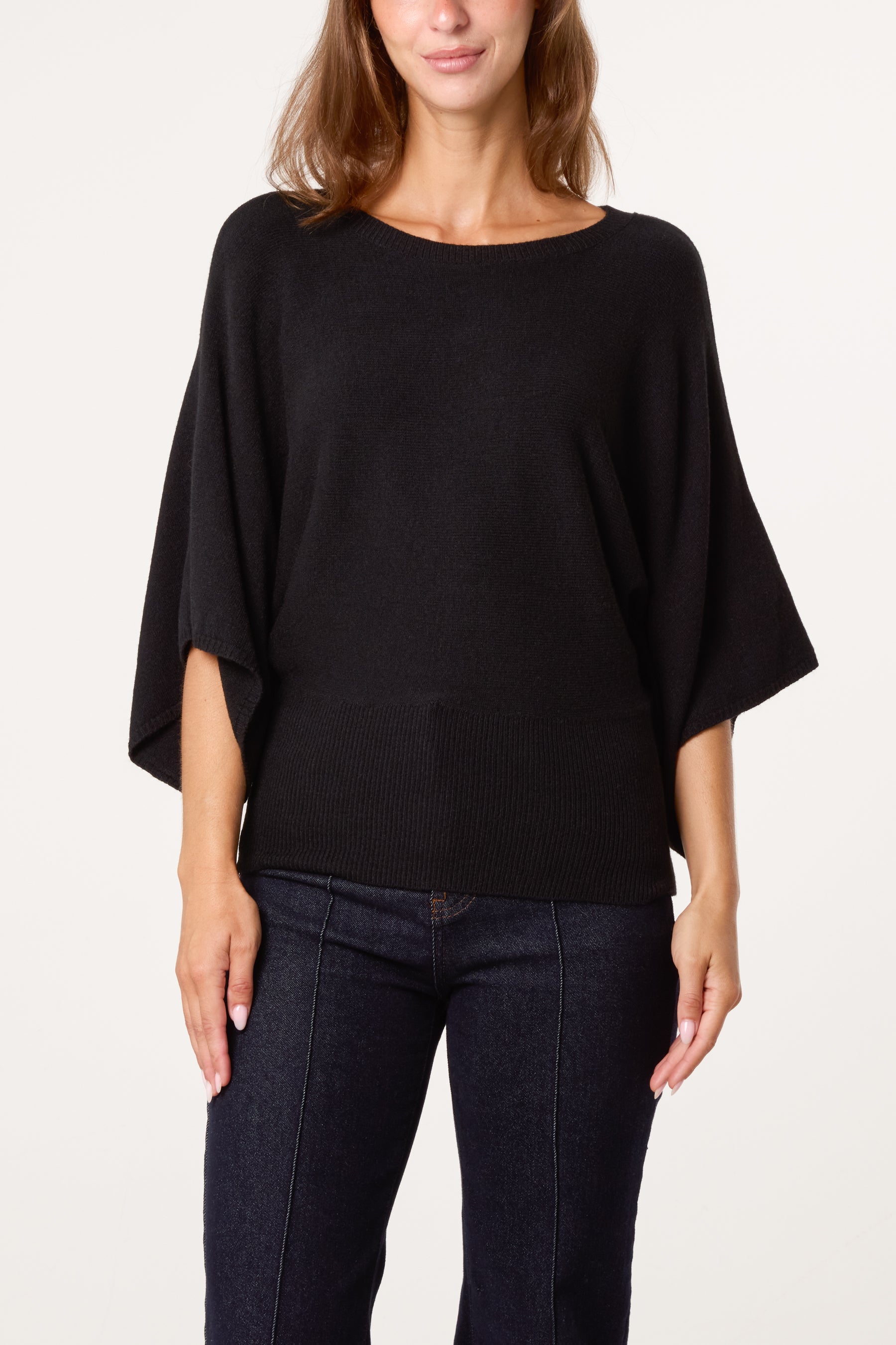 Essential Knit Batwing Blouse