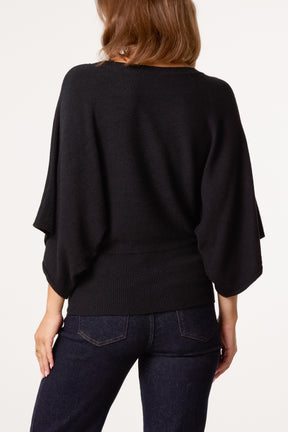 Essential Knit Batwing Blouse