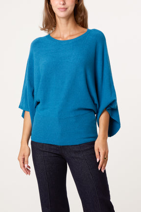 Essential Knit Batwing Blouse