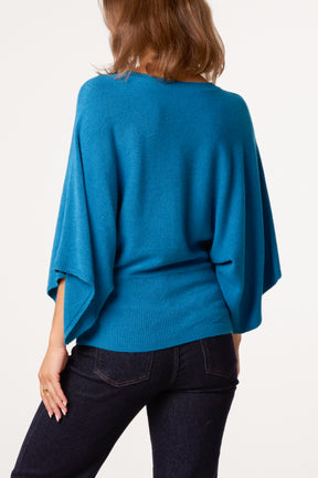 Essential Knit Batwing Blouse
