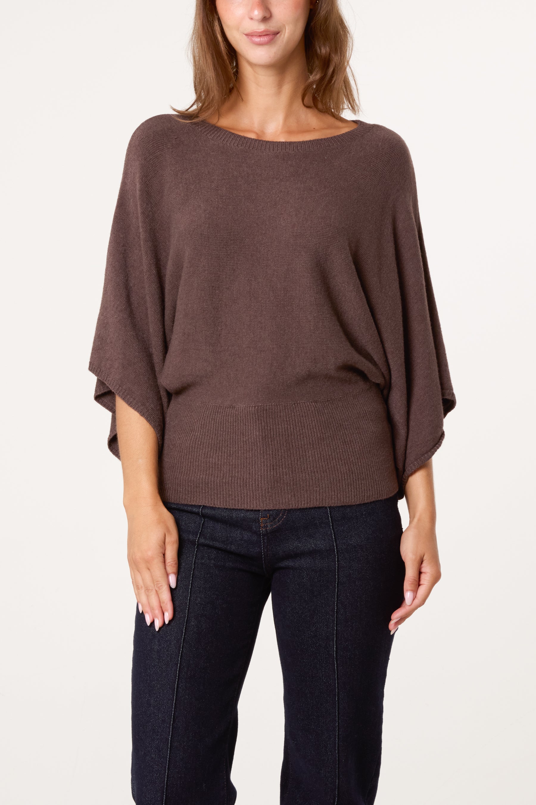 Essential Knit Batwing Blouse