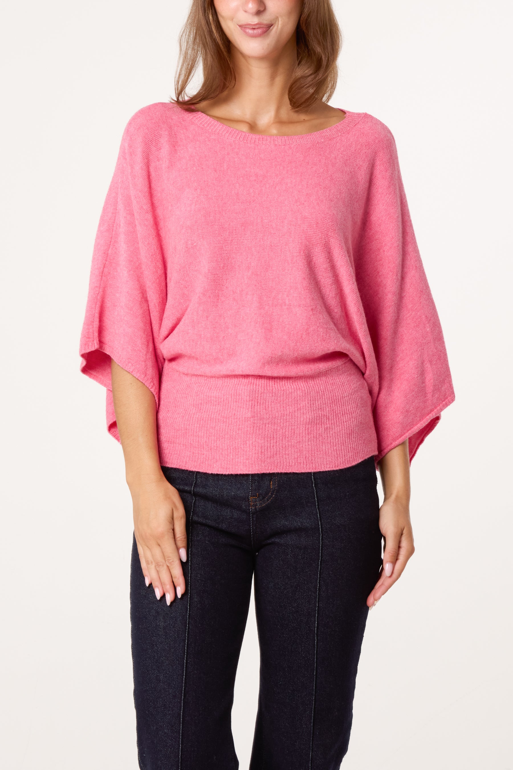 Essential Knit Batwing Blouse
