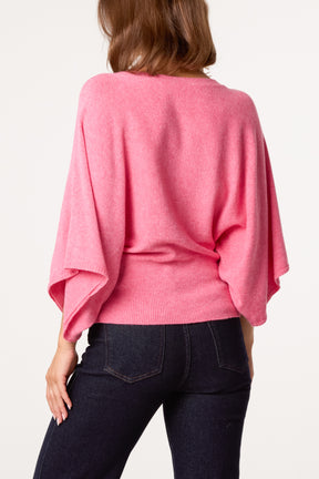 Essential Knit Batwing Blouse