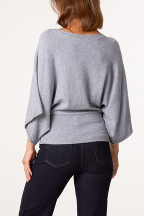 Essential Knit Batwing Blouse