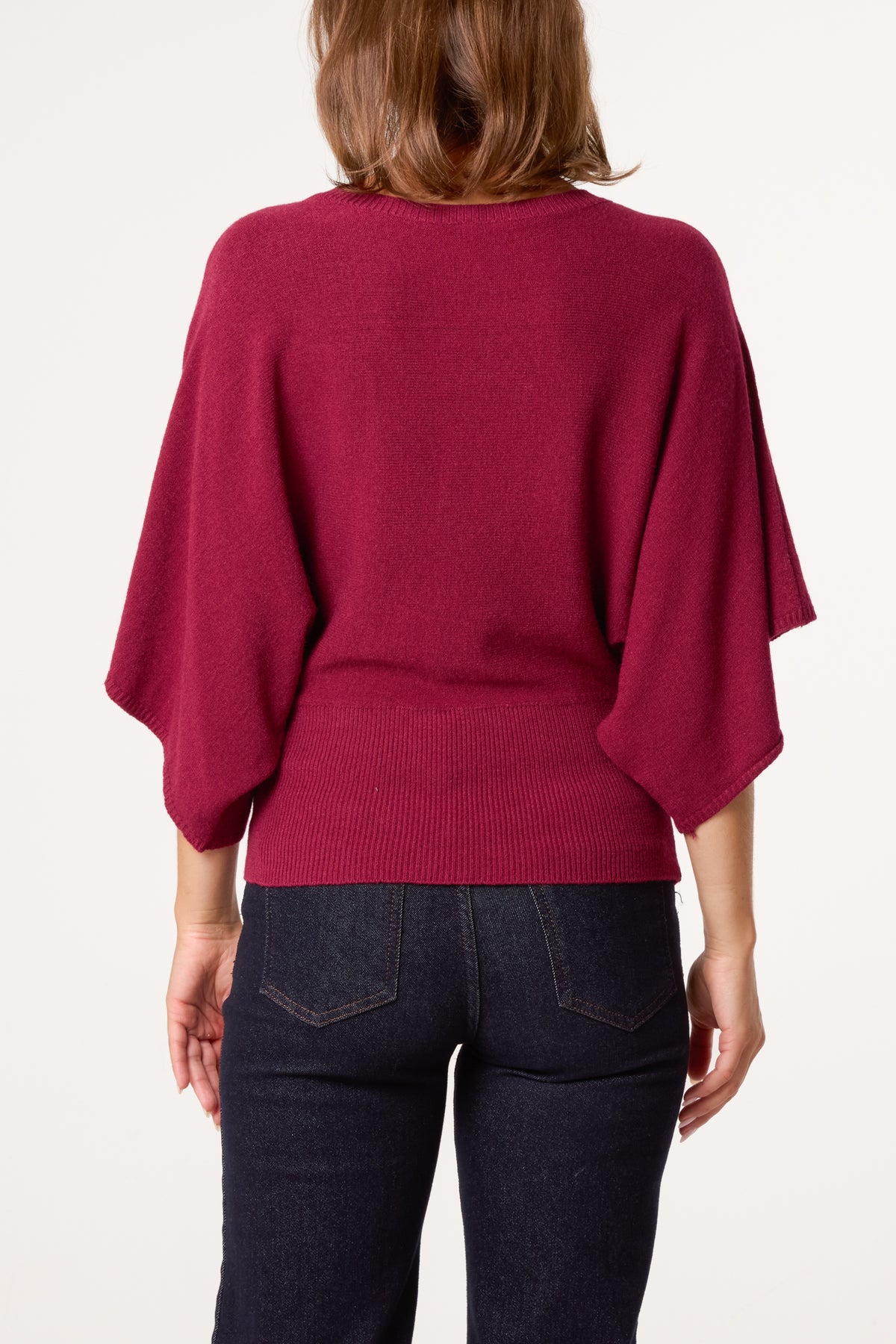 Essential Knit Batwing Blouse