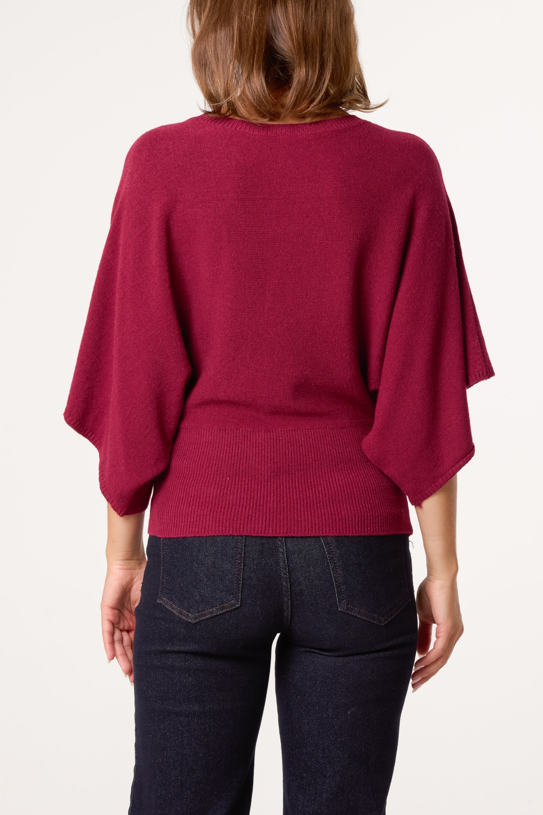 Essential Knit Batwing Blouse