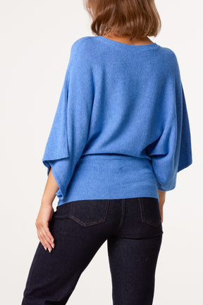 Essential Knit Batwing Blouse