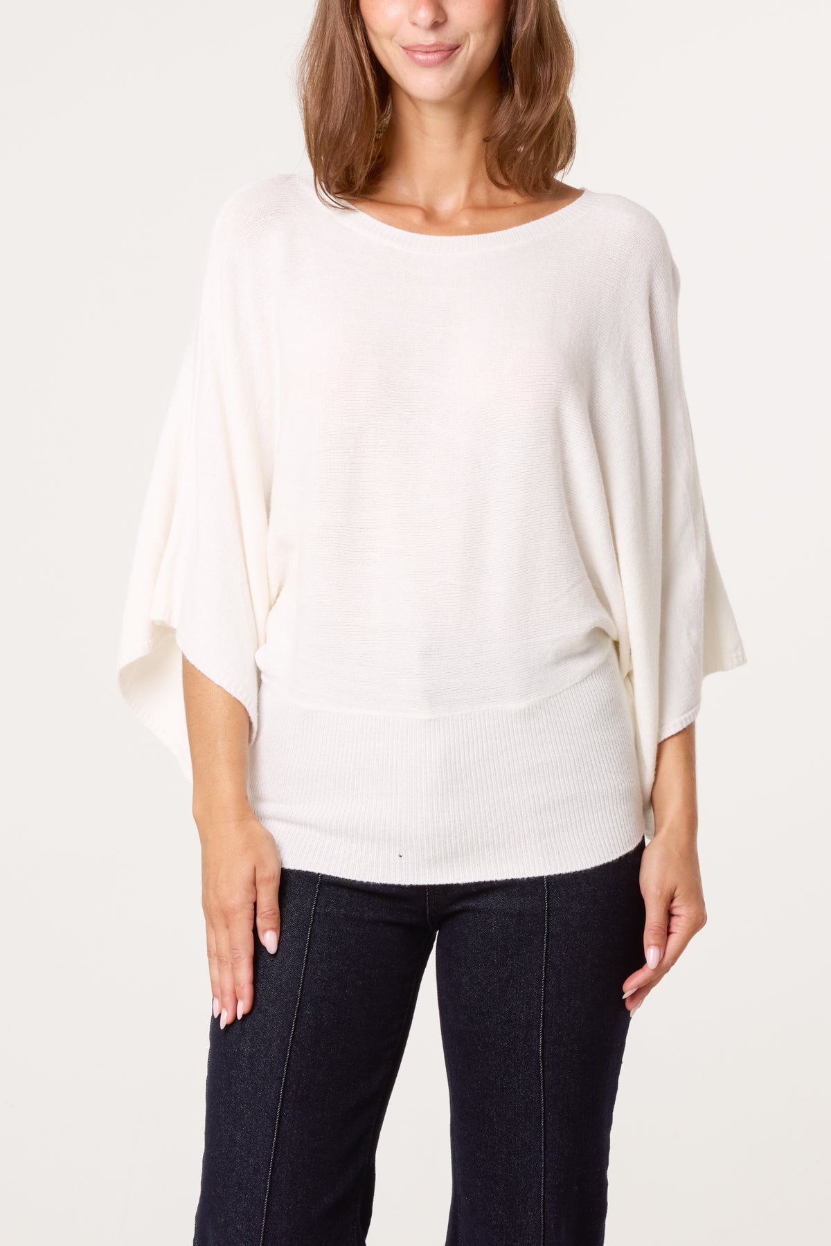 Essential Knit Batwing Blouse
