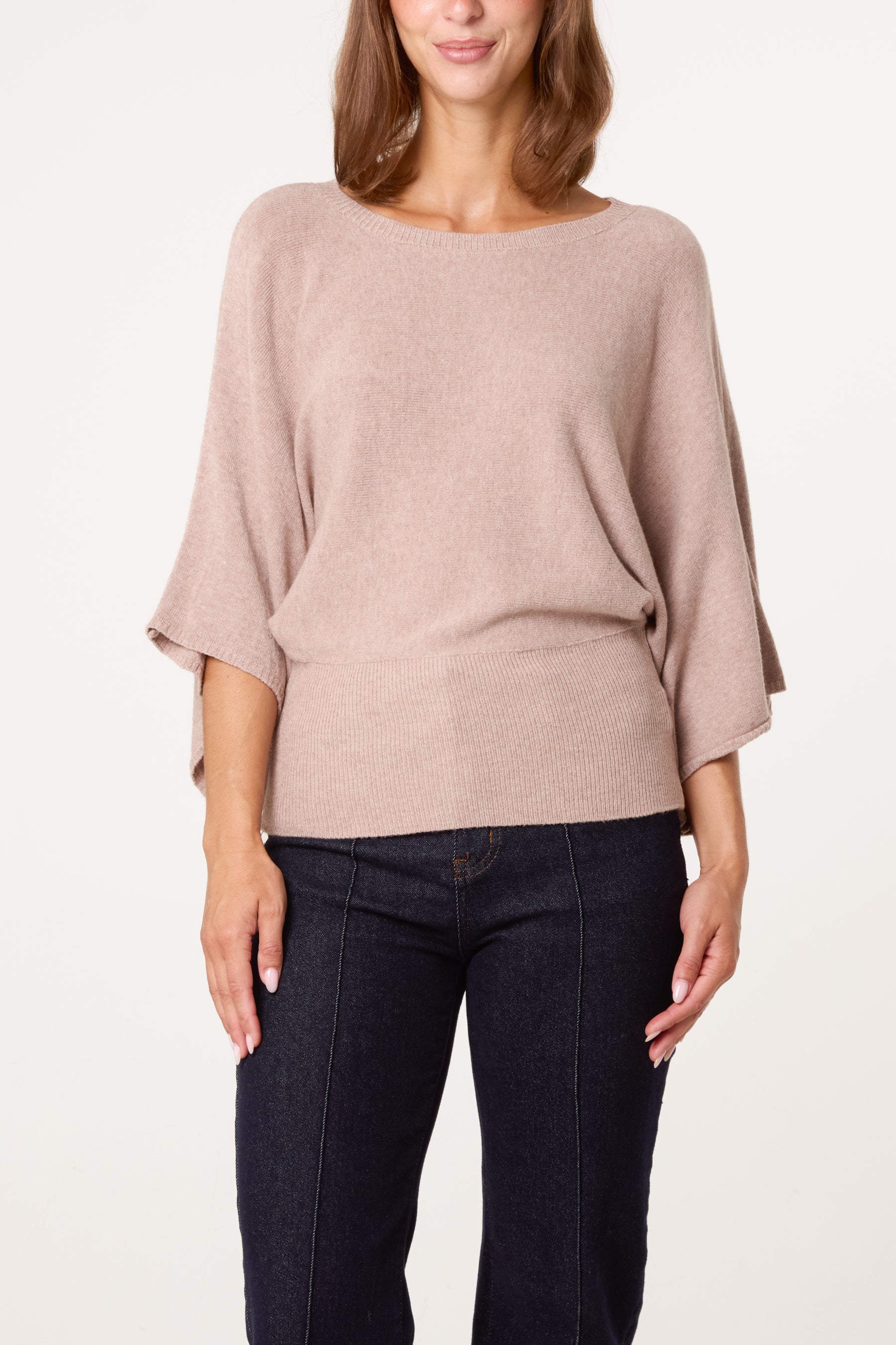 Essential Knit Batwing Blouse