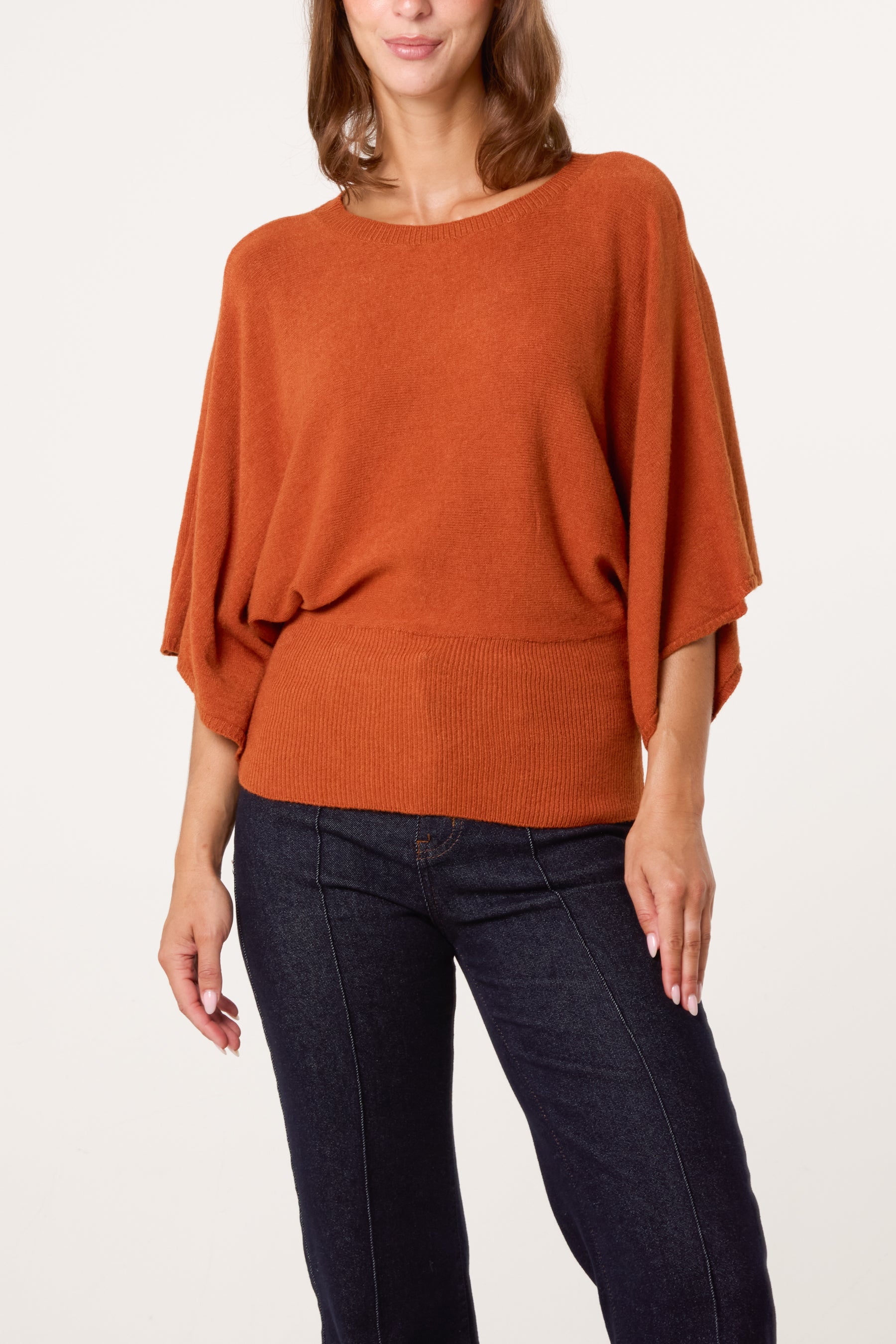 Essential Knit Batwing Blouse