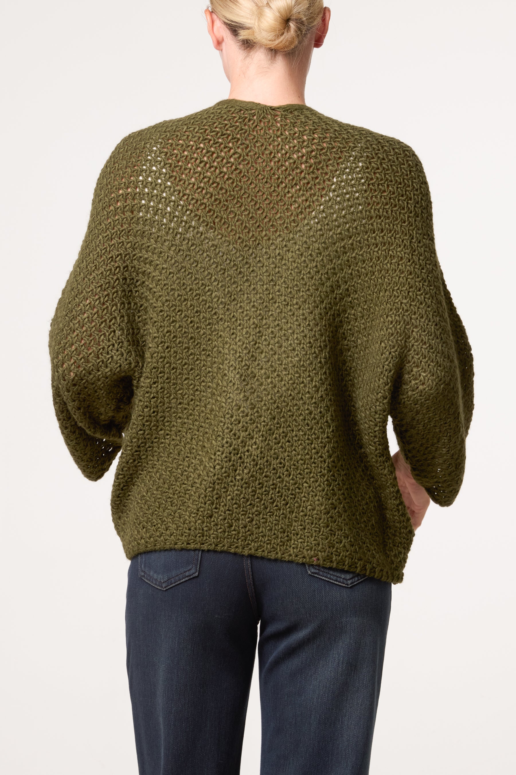 Knitted Cardigan With Front Pockets