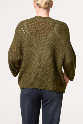 Knitted Cardigan With Front Pockets