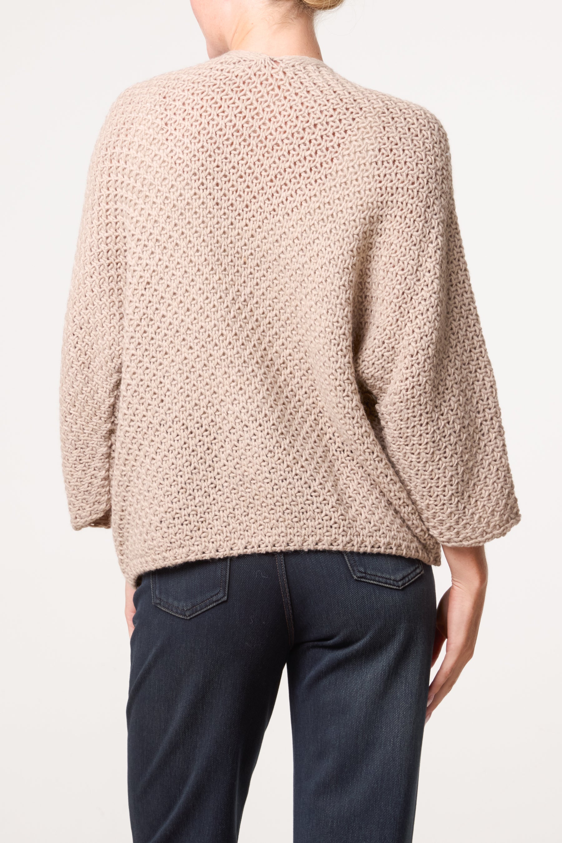 Knitted Cardigan With Front Pockets