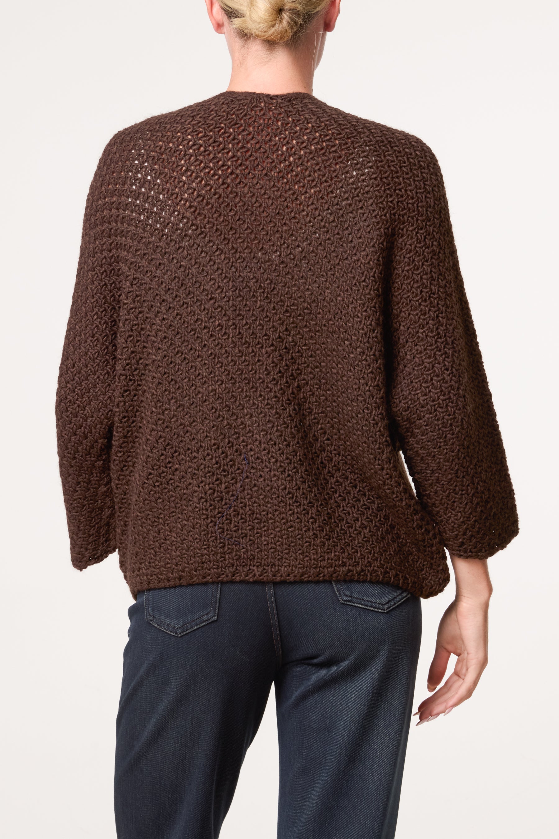 Knitted Cardigan With Front Pockets